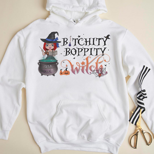 Personalized Halloween Witch Shirt, Bitchity Boppity Witch Making Potion - Shirts - GoDuckee