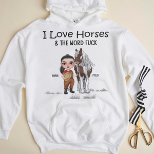 I Love Horses, Personalized Shirt, Gift For Horse Lover - Shirts - GoDuckee