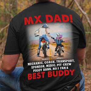 Motocross Family No.1 Fan & Best Buddy - Personalized Shirts - Gift for Motocross Riders - Motocross Man & Kid - Shirts - GoDuckee