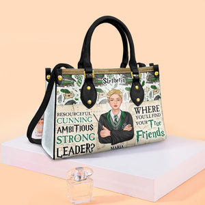 Where They Are Just And Loyal Personalized Leather Bag - Leather Bag - GoDuckee