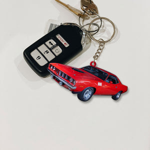 Custom Muscle Car Photo Keychain, Gift For Car Lovers - Keychains - GoDuckee