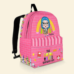Boss The Cool Kid Just Showed Up, Personalized Backpack, Back-to-school Gift for Kids - Backpack - GoDuckee