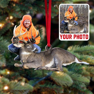 Hunting Trip - Personalized Acrylic Ornament - Upload Image - Ornament - GoDuckee