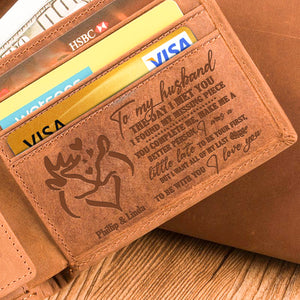 Hunting I Want All Of My Last To Be With You Personalized Leather Men Wallet - Leather Men Wallet - GoDuckee