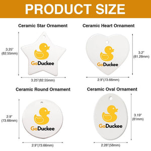 Racing I Love You To The Moon and Back - Personalized Ornament - Ornament - GoDuckee