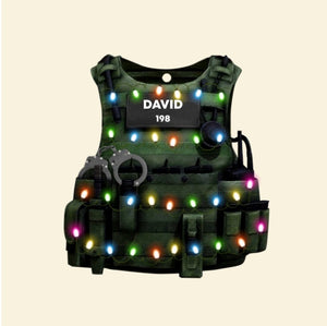 Police Bulletproof Vest Christmas -Personalized Christmas Ornament - Gift for Police - Ornament - GoDuckee