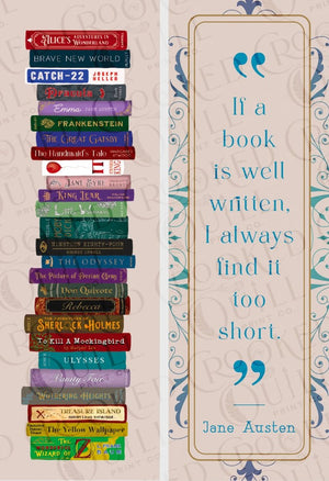 If A Book Is Well Written I Always Find It Too Short, Personalized Wooden Bookmark, Custom Book Spines - Bookmarks - GoDuckee