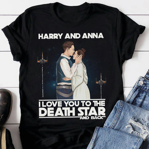 Couple I Love You To The Death And Back Personalized Shirts - Shirts - GoDuckee