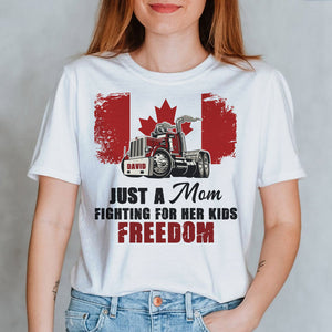 Trucker Fighting For Freedom - Gift For Truckers' Family - Personalized Shirts - Shirts - GoDuckee