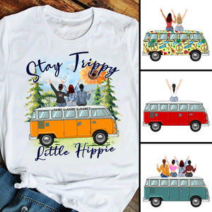 Stay Trippy Little Hippie Custom Shirts - Shirts - GoDuckee