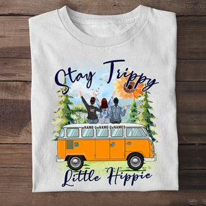 Stay Trippy Little Hippie Custom Shirts - Shirts - GoDuckee