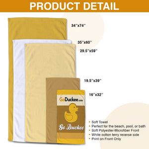 Cruisin' And Boozin' With My Besties - Personalized Beach Towel - Gifts For Best Friends, Cruising Sister, Besties frd2104 Fol8-Vd2 - Beach Towel - GoDuckee