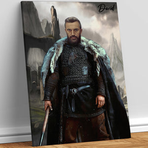 Custom Viking Show Canvas Poster Fighting Man - Poster & Canvas - GoDuckee