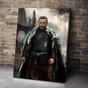 Custom Viking Show Canvas Poster Fighting Man - Poster & Canvas - GoDuckee