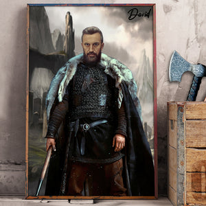 Custom Viking Show Canvas Poster Fighting Man - Poster & Canvas - GoDuckee