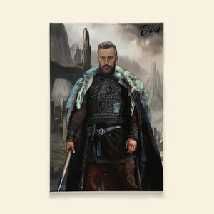 Custom Viking Show Canvas Poster Fighting Man - Poster & Canvas - GoDuckee