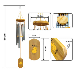 Personalized Memories Of Dad/Mom/Wife/Husband in Heaven Listen To The Wind - Custom Photo Wind Chimes - Wind Chimes - GoDuckee