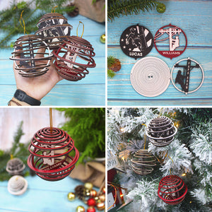 Lineman On The Pole SORMHC Personalized 3D Ornament - Ornament - GoDuckee