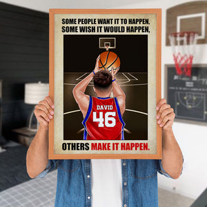 Personalized Basketball Boy Poster - Others Make It Happen - Poster & Canvas - GoDuckee