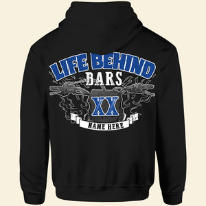 Motocross Life Behind Bars Personalized Shirts - Shirts - GoDuckee