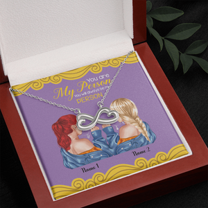 Friends You Will Always Be My Person - Personalized Infinity Hearts Necklace - Gift for Bestie - Jewelry - GoDuckee