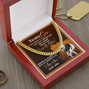 American Football I Am The Storm - Personalized Cuban Link Chain - Gift for Football Son - Jewelry - GoDuckee