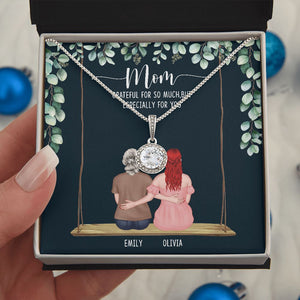 Grateful For So Much But Especially For You, Personalized Necklace, Gift For Mom, Mother's Day Gift - Jewelry - GoDuckee