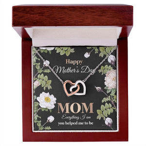 Everything I Am You Helped Me To Be, Mother's Day Necklace, Gift For Mom, Mother's Day Gift - Jewelry - GoDuckee
