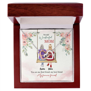 You Are My First Friend Personalized Necklace, Gift For Mom - Jewelry - GoDuckee