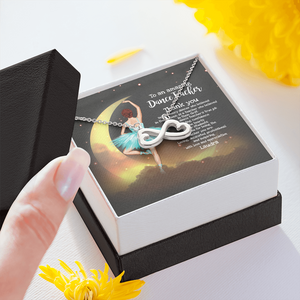 Ballet Dance Teacher - Personalized Infinity Hearts Necklace - Jewelry - GoDuckee