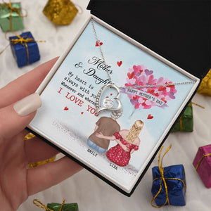 My Heart Is Always With You, Personalized Necklace, Gift For Mom, Mother's Day Gift - Jewelry - GoDuckee