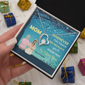 You'll Know That I Love You, Personalized Forever Love Necklace, Gift For Mom, Mother's Day Gift - Jewelry - GoDuckee