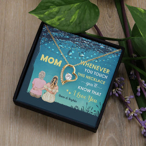 You'll Know That I Love You, Personalized Forever Love Necklace, Gift For Mom, Mother's Day Gift - Jewelry - GoDuckee