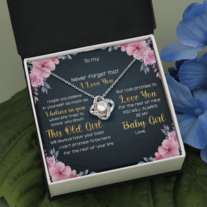 Family Love You For The Rest of Mine - Personalized Love Knot Necklace - Gift for Family Members - Jewelry - GoDuckee