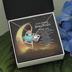 Ballet Dance Teacher - Personalized Love Knot Necklace - Jewelry - GoDuckee