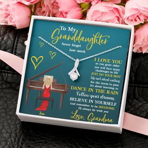 Piano Follow Your Dreams - Personalized Alluring Beauty Necklace - Gift for Piano Players - Jewelry - GoDuckee