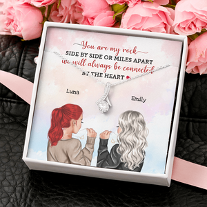 Bestie You Are My Rock - Personalized Alluring Beauty Necklace - Jewelry - GoDuckee