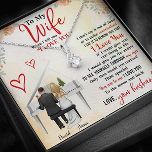 Piano Couple How Special You Are - Personalized Alluring Beauty Necklace - Gift for Wife - Jewelry - GoDuckee