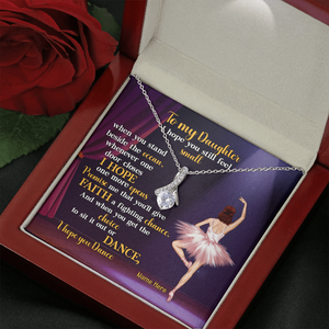 Ballet I Hope You Dance - Personalized Alluring Beauty Necklace - Jewelry - GoDuckee