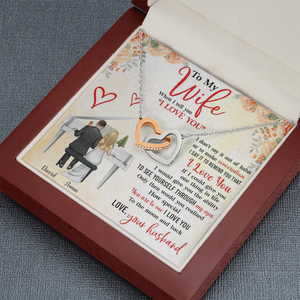 Piano Couple How Special You Are - Personalized Interlocking Hearts Necklace - Gift for Wife - Jewelry - GoDuckee