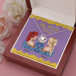 Friends You Will Always Be My Person - Personalized Love Knot Necklace - Gift for Bestie - Jewelry - GoDuckee