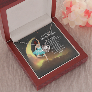 Ballet Dance Teacher - Personalized Love Knot Necklace - Jewelry - GoDuckee