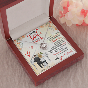 Piano Couple How Special You Are - Personalized Love Knot Necklace - Gift for Wife - Jewelry - GoDuckee