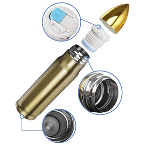 Police It Cannot Be Inherited Nor Can It Be Purchased - Personalized Bullet Tumbler - Water Bottles - GoDuckee