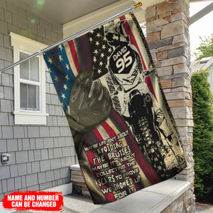 Motocross Maybe Life Isn't About Avoiding The Bruises Personalized Fag Gift For Motocross Lovers - Flag - GoDuckee