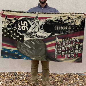 Motocross Maybe Life Isn't About Avoiding The Bruises Personalized Fag Gift For Motocross Lovers - Flag - GoDuckee