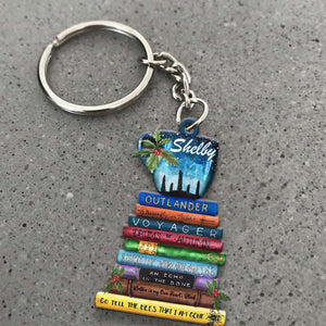 Outlander Bookstack - Custom Car Ornament, Gift for Outlander Fans - Ornament - GoDuckee