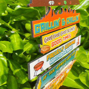 Beer-friends-family All Are Welcome Personalized Grill Pallet Wood Sign - Wood Sign - GoDuckee