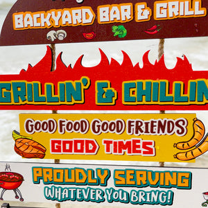 Beer-friends-family All Are Welcome Personalized Grill Pallet Wood Sign - Wood Sign - GoDuckee