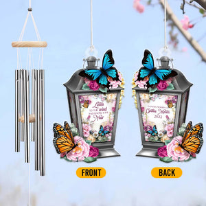 Listen To The Wind And Know I Am Near Personalized Heaven Wind Chimes, Gift For Loved Ones - Wind Chimes - GoDuckee